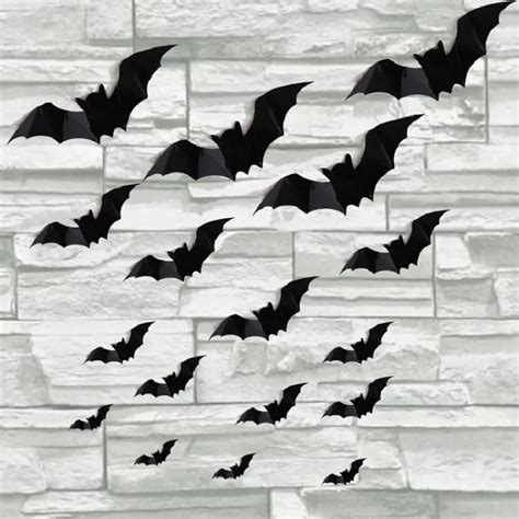 Piezas D Diy Pegatina De Halloween Ornamento Creativo De Pared De