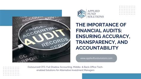 PPT The Importance Of Financial Audits Ensuring Accuracy