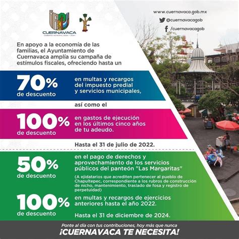 Municipio Cuernavaca on Twitter ATENCIÓN Quedan pocos días para que