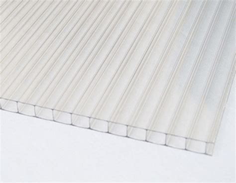 Twin Wall - Clear 6mm - Polycarbonate Sheets