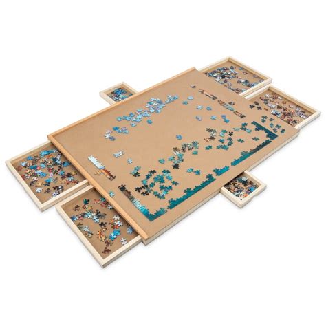 Skymall Planche Puzzle Pi Ces Skymall Table De Puzzle En Bois