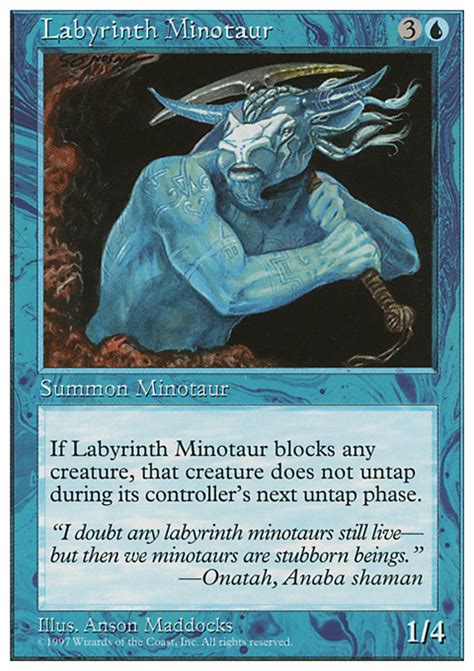 Labyrinth Minotaur of 5ED $0.2