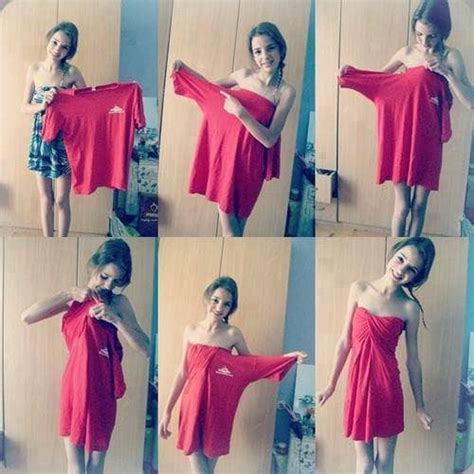 Diy A Dress Out Of A T Shirt All For Fashion Design