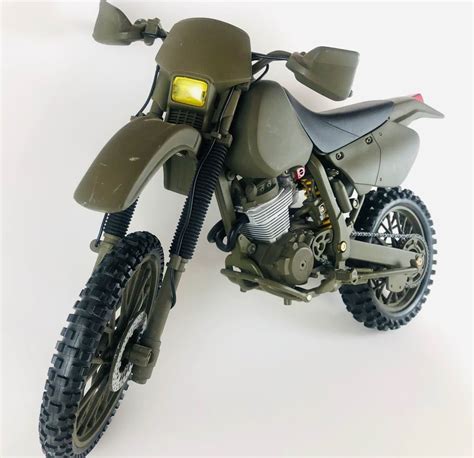 Vintage Miniature Replica Dirt Bike Army Green Honda Xr400r Etsy