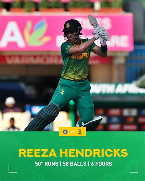 Proteas Men On Twitter BAT ON REEZA Reeza Hendricks Had Knocked The