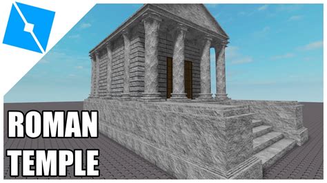 Roblox Studio Roman Temple Speed Build Youtube