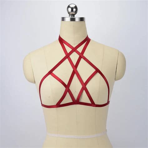 Sexy Body Harness Belt Women Fetish Wear Lingerie Bondage Harness Crop