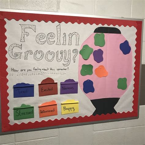 Feeling Groovy Bulletin Board Ra Bulletin Boards Classroom Themes