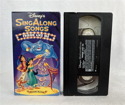 Mavin Walt Disney Sing Along Songs Friend Like Me Vhs Video Volume