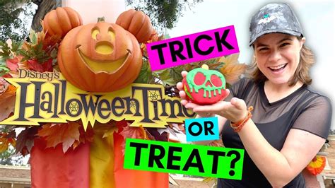 Let S Try New Disneyland Halloween Foods Youtube