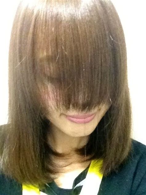 Pin By Gonta On Asian Bangs Perfect Hair Long Bangs Asian Bangs