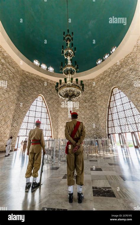 Interior Of Quaid E Azam Mausoleum Muhammad Ali Jinnahs Tomb Karachi