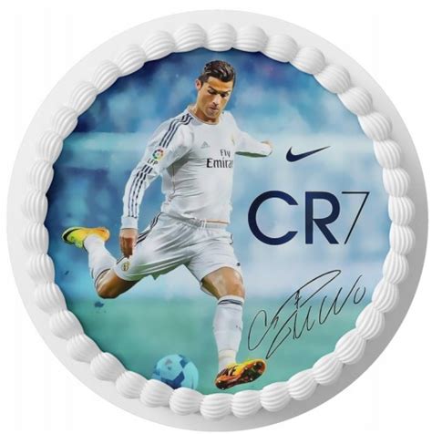 Op Atek Na Tort Premium Cristiano Ronaldo Napis Allegro Pl