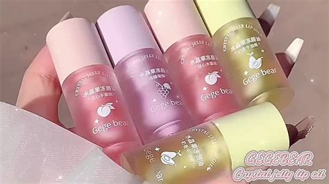 Gege Bear Clear Cute Bear Crystal Jelly Lip Gloss Hydrating