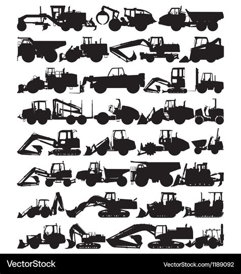 Construction equipment Royalty Free Vector Image