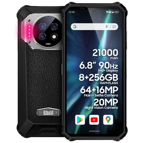 Telefon Mobil Ihunt Titan P Pro G Negru Fullhd Gb Ram