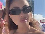 Video Larsa Pippen Shows Off Her Toned Body In String Bikini In Miami Daily Mail Online