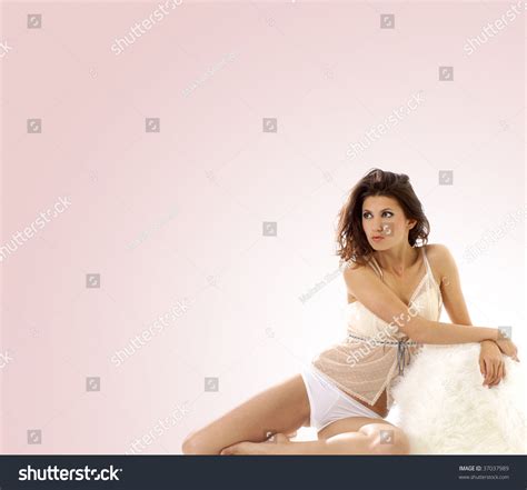 Sexy Woman Wearing Lingerie Stock Photo 37037989 Shutterstock