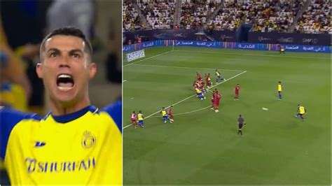 Cristiano Ronaldo marca un gol de tiro libre increíble para el Al Nassr