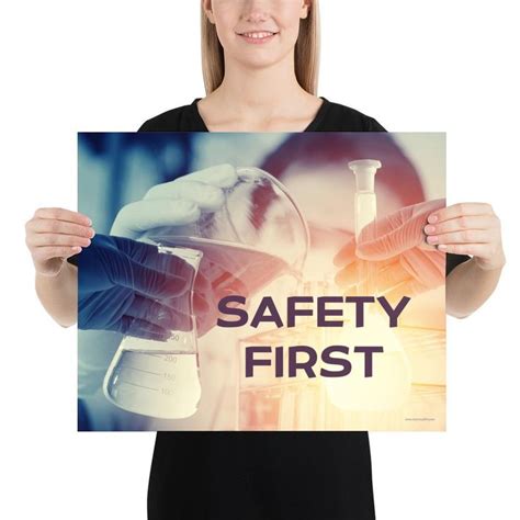 Lab Safety Poster Promote A Safety First Mindset Safety Posters