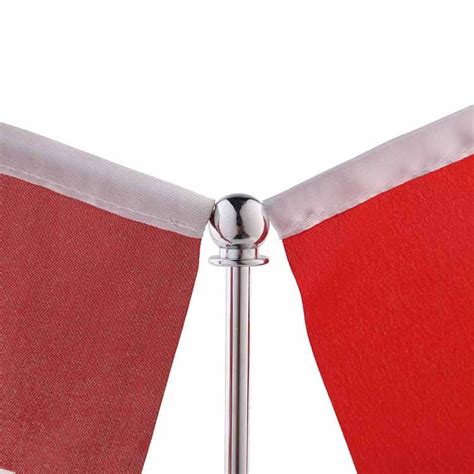 Y Types Table Flag Pole Telescoping Stainless Steel Table Flags