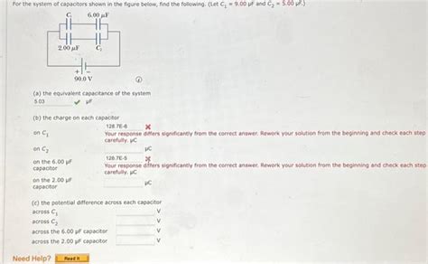 Solved The System Of Capacitors Shown In The Figure Below Chegg