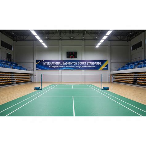 international badminton court standards