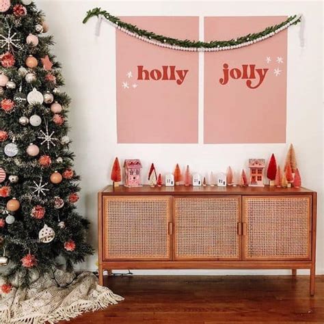 25 Pink Christmas Decorating Ideas Lady Decluttered