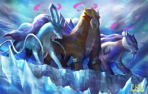 Suicune Entei Raikou by LusiaNanami on DeviantArt