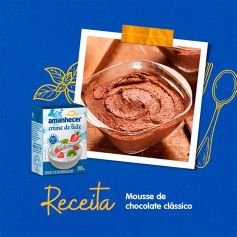 Mousse De Chocolate Cl Ssico Produtos Amanhecer