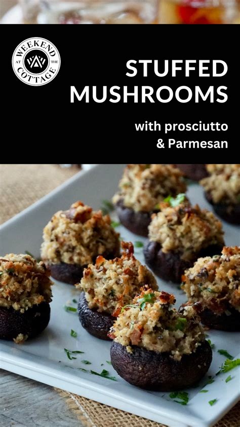 Stuffed Mushrooms With Prosciutto And Parmesan With Prosciutto And Parmesan Stuffed Mushroom