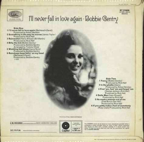 Bobbie Gentry I Ll Never Fall In Love Again Uk Vinyl Lp Album Lp