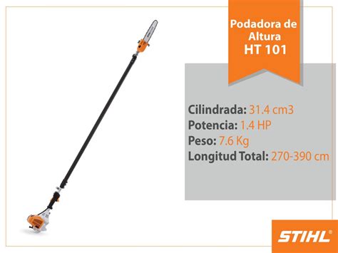 Perceptible salvar diversión stihl podadora altura ht 101 Disfraces