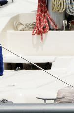 RACHEL BILSON In Bikini At A Yacht In Barbados HawtCelebs