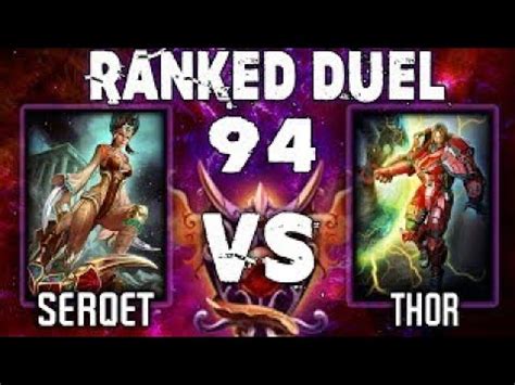 Smite S4 Ranked Duel 70 Serqet Vs Artemis YouTube