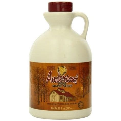 Andersons Anderson S Pure Maple Syrup Grade A 32 Ounce Reviews 2020