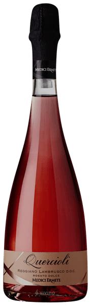 N V Medici Ermete I Quercioli Reggiano Lambrusco Rosato Dolce Vivino Us