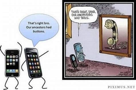 Mobile Phone Evolution Cartoonjoke Funny Picture Quotes Pinterest