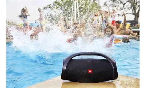 JBL Boombox (Black) Waterproof portable Bluetooth® speaker at Crutchfield