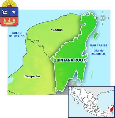 Mapas De Quintana Roo Descarga E Imprime Con Nombres Y Sin Nombres