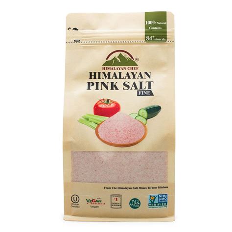 Buy Himalayan Chef Pink Salt Fine Imported Craft Bag At Best Price