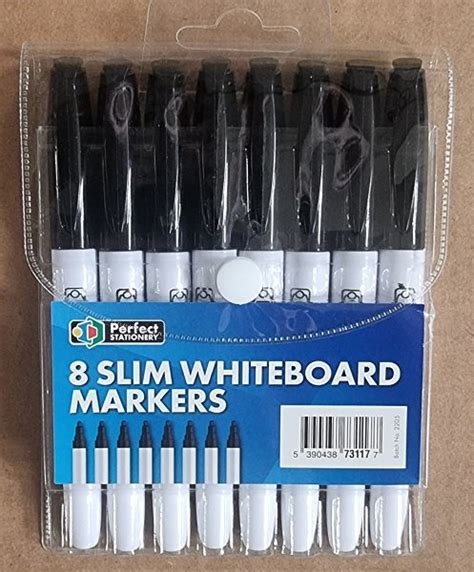 Perfect Slim Whiteboard Markers 8 pce | Well Red