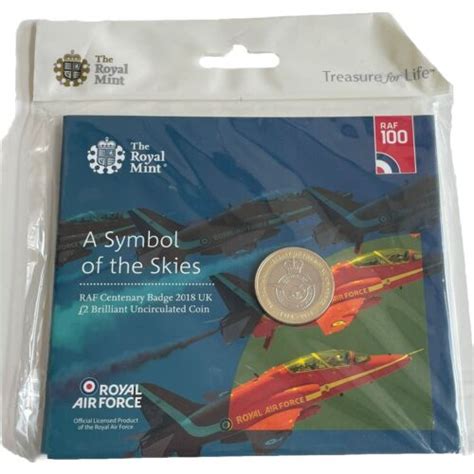 A Symbol Of The Skies Raf Centenary Badge Two Pounds Coin