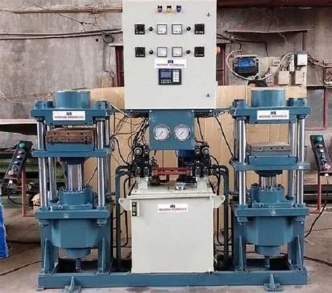 X Inch Double Station Hydraulic Compression Moulding Machine