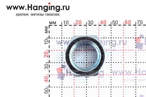 Гайка шестигранная М20 оцинкованная DIN 934 класс прочности 5
