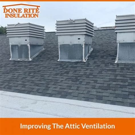 Improving The Attic Ventilation - Done Rite Insulation