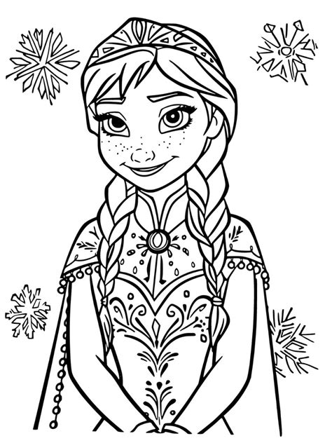 Derniers Coloriages Anna Gratuits Imprimer