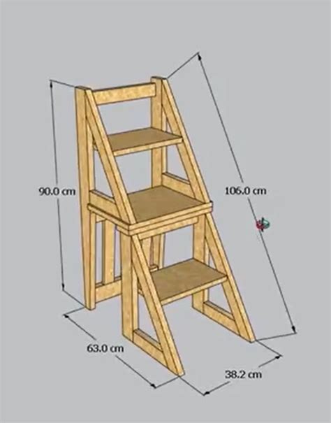 Como Hacer Una Silla Escalera De Madera Paso A Paso Hacer Escalera De