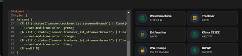 Card Mod Icon Farbe Anhand Von Zustands Wert Ndern Dashboard Cards