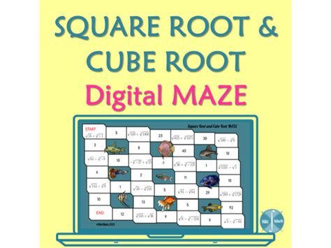 Square Root And Cube Root Maze Teaching Resources